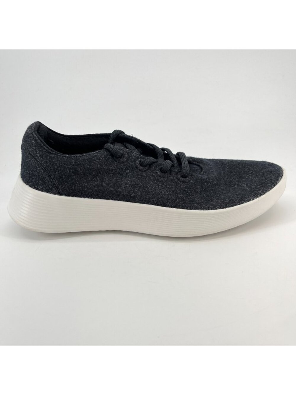 Allbirds Wool Runner 2 Mens Size 10 Black White Athletic Walking Shoes Sneakers